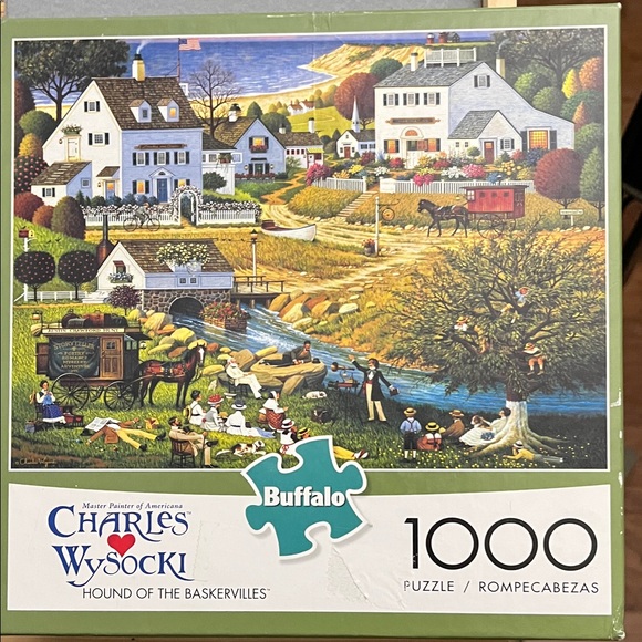 Buffalo David Bitton Other - Buffalo “Hound of the Baskerville” Charles Wysocki Puzzle - 1000 Pieces